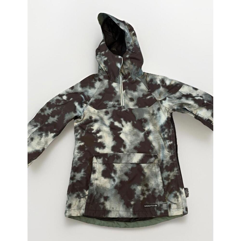 686 XS Women Upton Insulator Anorak Jacket (M) Green. Slightly Used -see Details